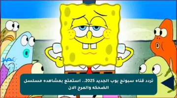 تردد قناة سبونج بوب الجديد 2025.. استمتع بمشاهدة مسلسل الضحكة والمرح الآن